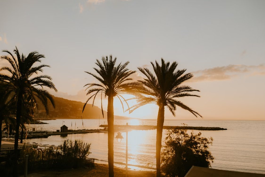 Sonnenuntergang an der Costa del Sol